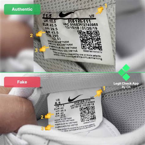 nike label fake|how to spot a fake nike.